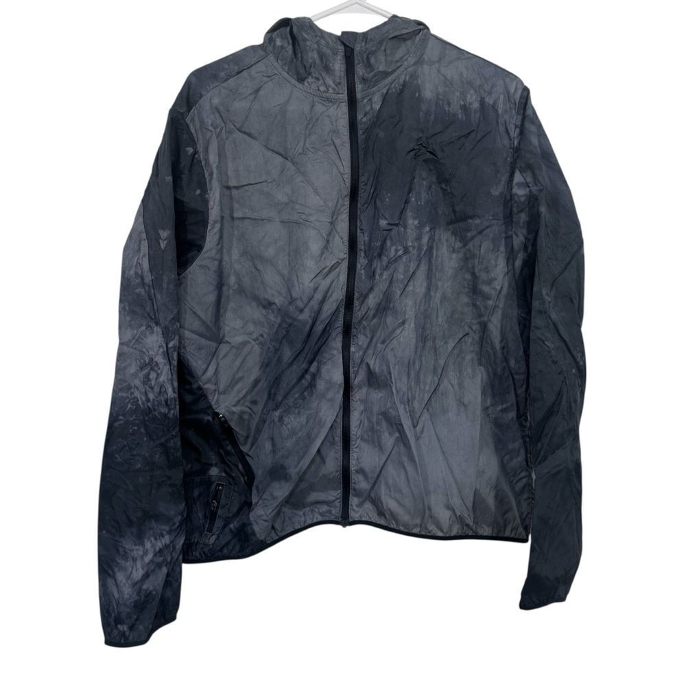 Nike Trail Tie Dye Grey Athletic Windbreaker Jacket